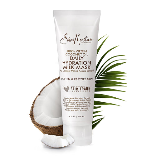 100% Virgin Coconut Oil Daily Hydration Milk Mask by Shea Moisture for Unisex - 4 oz Mask
