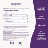 Natrol Melatonin Gummies, Sleep Support for Adults, Melatonin 10 mg, 140 Strawberry-Flavored, Up to 70 Days