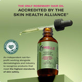 Mielle Organics Rosemary & Mint Hair Oil - Strengthening Biotin Oil Infused Frizzy & Damaged Hair Care - Split Ends & Dry Scalp Treatment to Support Longer, Healthier Strands, 2 Ounce