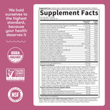 Garden of Life Multivitamin for Women 40 Plus, Organics Womens Vitamins, Hormone & Breast Health Support Blend, Vegan, 120 Tablets