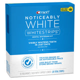 Crest 3D Whitestrips, Noticeably White, Teeth Whitening Strip Kit, 20 Strips (10 Count Pack)