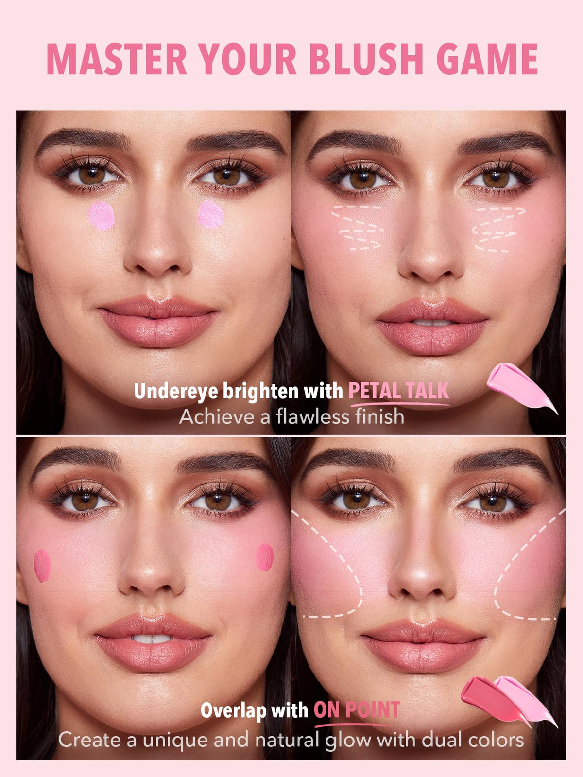 SHEGLAM Color Bloom Liquid Blush Makeup for Cheeks Matte Finish - On Point
