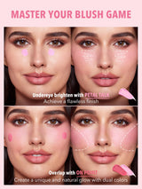 SHEGLAM Color Bloom Liquid Blush Makeup for Cheeks Matte Finish - On Point