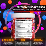 BIOTEQUELAB Height Growth Increase Gummies Vitamins, Grow Tall Supplement, Calcium, Magnesium, Zinc, Ashwagandha, Glucosamine Multivitamin for Teens, Kids, Adults