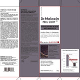 Dr.Melaxin Peel Shot Glow Black Rice Peeling Ampoule 80ml, Dead Skin Gentle Exfoliating Ampoule with Rice Water Extract, AHA BHA, Niacinamide, Daily Skin Texture Care, All Skin Types, Korean Skincare