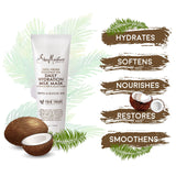 100% Virgin Coconut Oil Daily Hydration Milk Mask by Shea Moisture for Unisex - 4 oz Mask