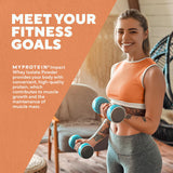 Myprotein Impact Whey Protein Powder, 2.2 Lbs (30 Servings) Chocolate Milkshake, 22g Protein & 5g BCAA Per Serving, Protein Shake for Superior Performance, Muscle Strength & Recovery, Gluten Free