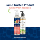 NaturVet – Salmon Oil Skin & Coat Plus Omegas | Supports Healthy Skin & Glossy Coat | Natural Source of Omega-3 & 6 Fatty Acids | for Dogs & Cats (17 oz Oil)